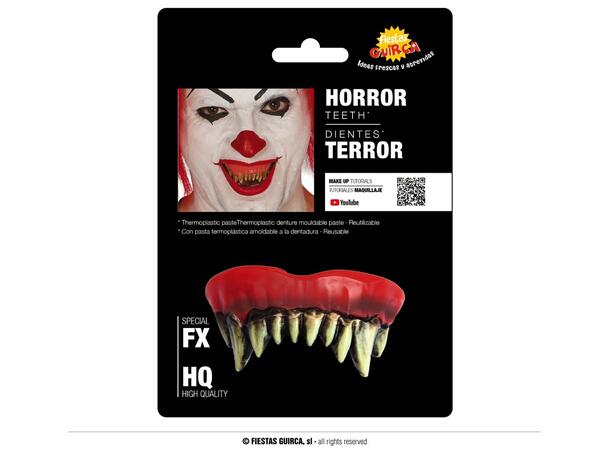 Monster tenner 1 sett med tenner i termoplast 