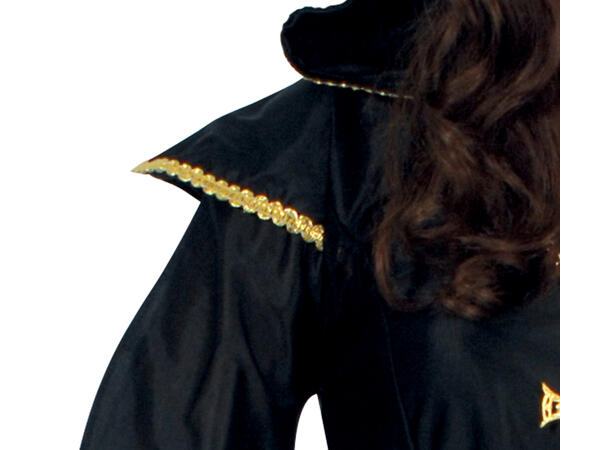 Mørk prestinne - Dame 1 Kostyme til dame - 42-44 (L) 