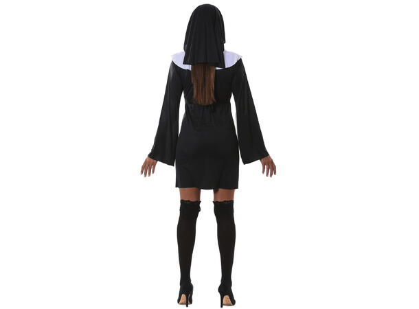 Nonnekostyme - Sort kort 1 Damekostyme - str 38-40 (M) 