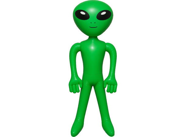 Oppblåsbar alien - Grønn 1 Oppblåsbar dekorasjon - 85cm 