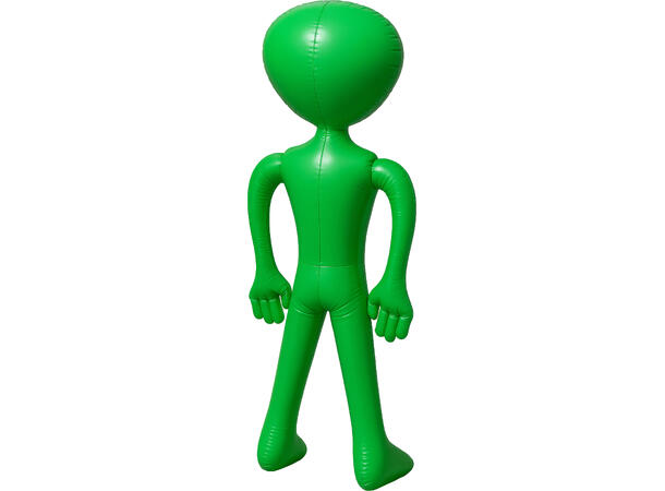 Oppblåsbar alien - Grønn 1 Oppblåsbar dekorasjon - 85cm 
