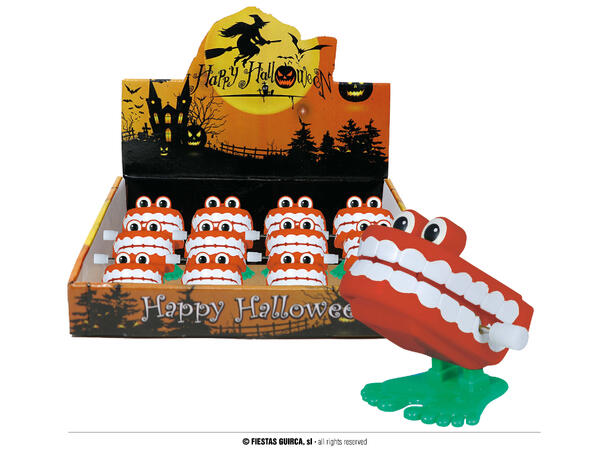 Opptrekkbare gebisser 1 display med 12 gebisser - 5cm 