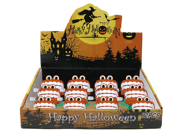 Opptrekkbare gebisser 1 display med 12 gebisser - 5cm 