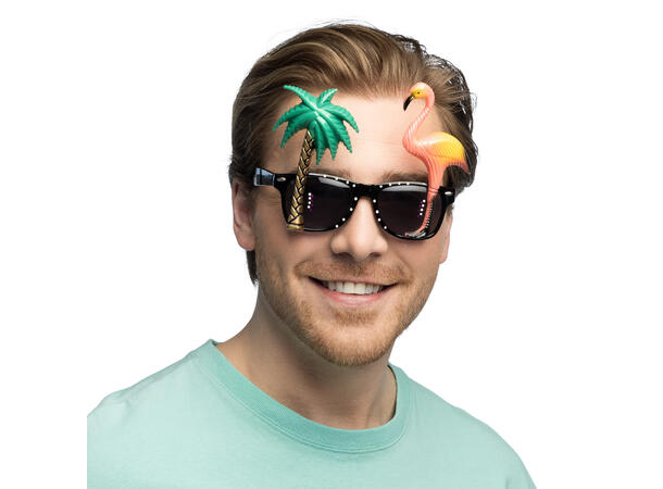 Partybriller - Hawaii 1 Par briller i plast 
