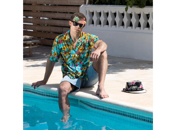 Partybriller - Hawaii 1 Par briller i plast 