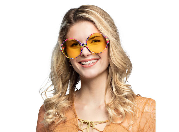 Partybriller - Tammy - Gule 1 Par briller i plast 