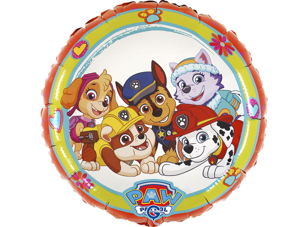 Paw Patrol - Pawsome - Rund 1 Folieballong rund - 46cm (18") 