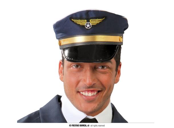 Pilotlue - Flykaptein 1 Lue til mann - Onesize 