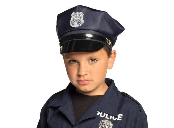 Politilue - Barn - Sort 1 Hatt til barn - Onesize 