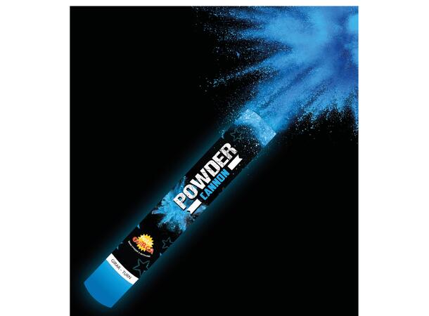 Powder canon (30gr) - Neon Blå - UV 1 Pulverkanon (maisstivelse) - 30cm 
