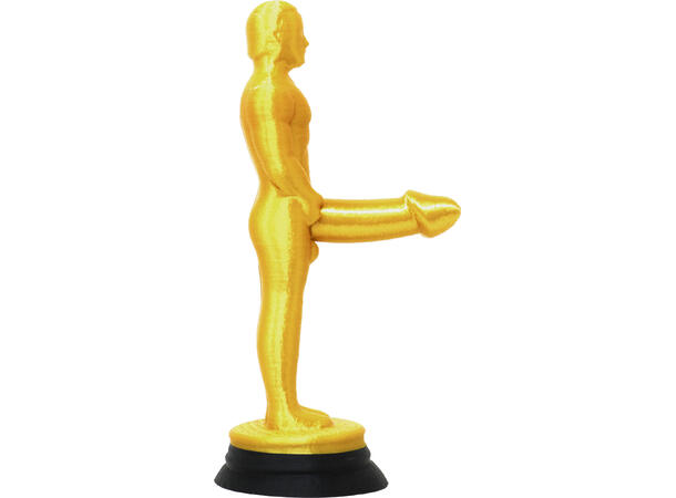 Prisstatue (Award) m/penis 1 Statue i plast - 20cm 
