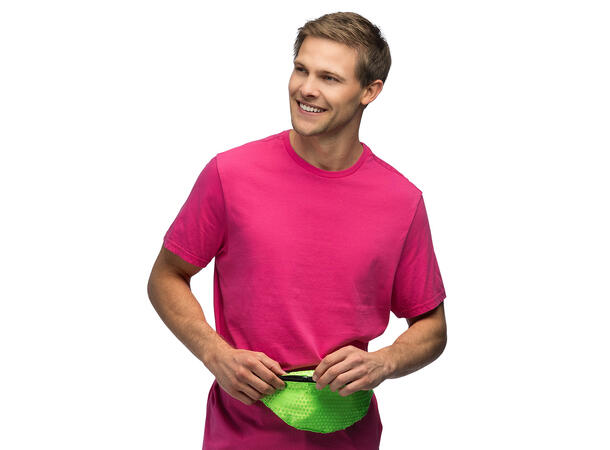 Rumpetaske m/Paljetter - Neon Grønn 1 Caps til voksen - Onesize 