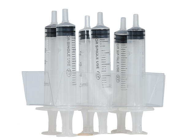 Shottesprøyter 1 Boks med 6 sprøyter - 9cm 