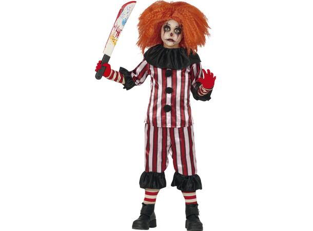 Sirkusklovn - gutt 1 Kostyme til barn - 10-12 år (147 cm) 