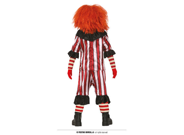 Sirkusklovn - gutt 1 Kostyme til barn - 10-12 år (147 cm) 
