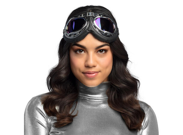 Skibriller - Pilot - Sort/Sølv 1 Par briller i plast 