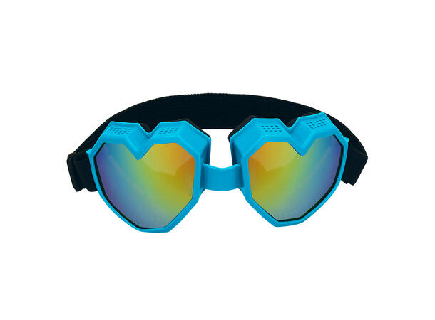 Skibriller hjerteform - Neon Ass. - UV 1 Par briller i plast 