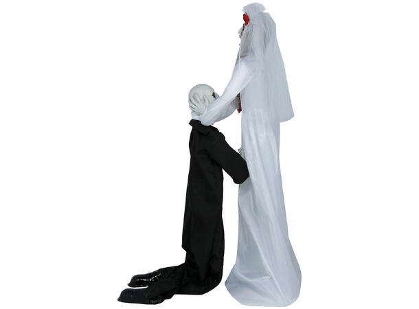 Skrekkfigur - Brud og Brudgom 1 Figur m/lyd/lys/begegelse - 165cm 