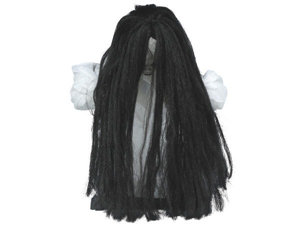 Skrekkfigur - Dukke med sort hår 1 Figur m/lyd/lys/begegelse - 55cm 