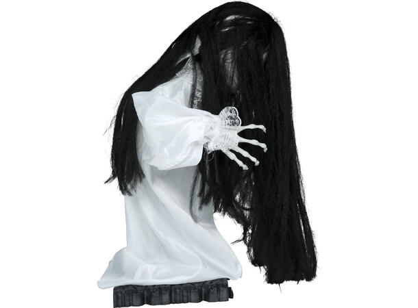 Skrekkfigur - Dukke med sort hår 1 Figur m/lyd/lys/begegelse - 55cm 