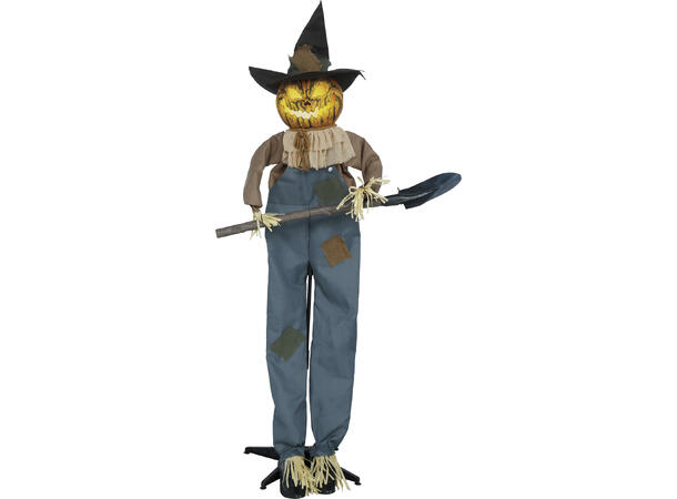 Skrekkfigur - Fugleskremsel gresskarhode 1 Figur m/lyd/lys/begegelse - 190cm 