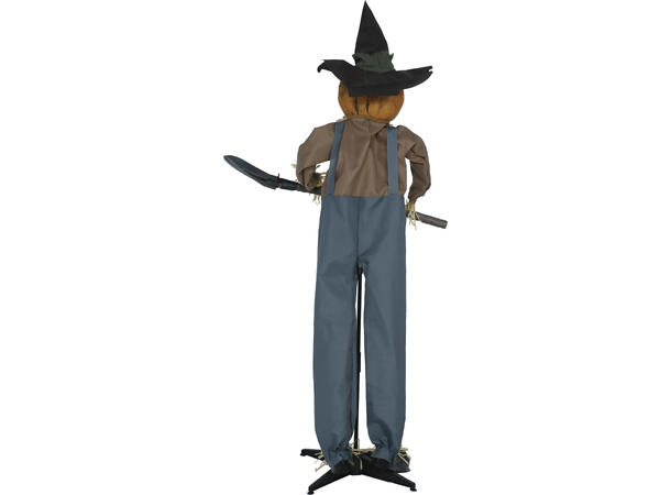 Skrekkfigur - Fugleskremsel gresskarhode 1 Figur m/lyd/lys/begegelse - 190cm 