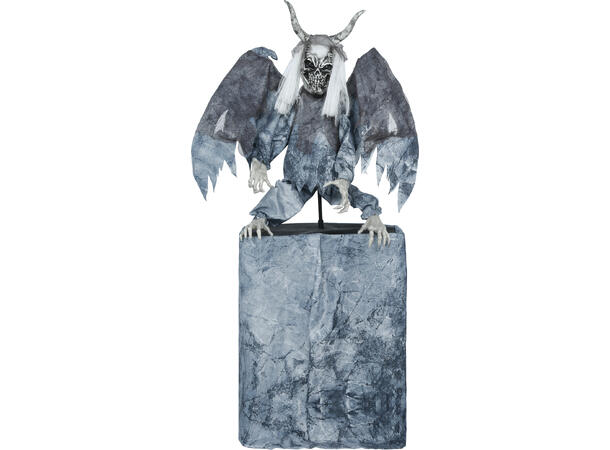 Skrekkfigur - Grotesk figur på sokkel 1 Figur m/lyd/lys/begegelse - 170cm 