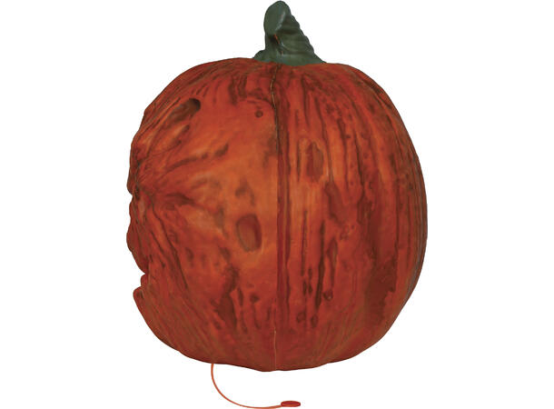 Skrekkgresskar m/intenst lys - oransje 1 Gresskar i PVC m/lys - 38cm 