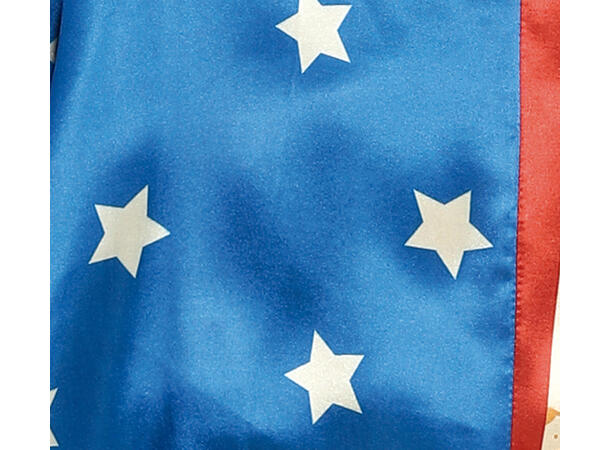 Skummel Klovn - Patriot - Rød/Hvit/Blå 1 Barnekostyme - Str 10-12 År 