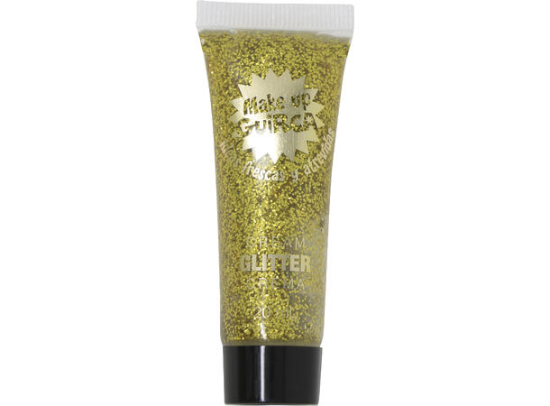 Sminkekrem glitter - Gull 1 Tube sminkekrem - 20ml 