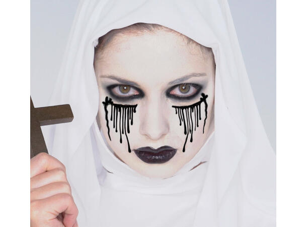 Sminkesett - Blodig nonne 1 Sminkesett med instruksjon 