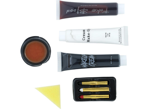 Sminkesett - Vampyr 1 Sett m/sminke og tilbehør 