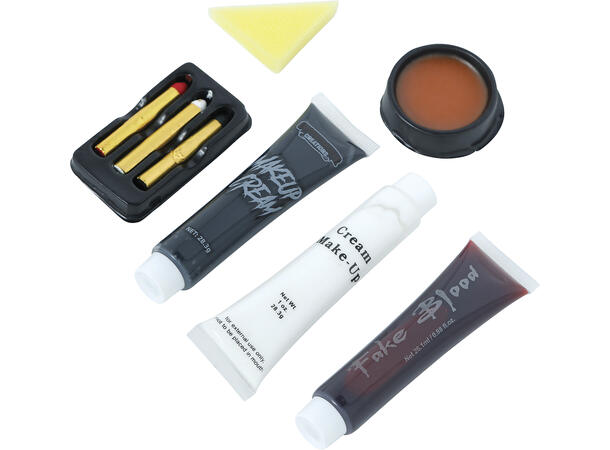 Sminkesett - Vampyr 1 Sett m/sminke og tilbehør 