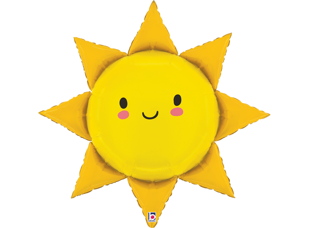 Sommersol 1 Folieballong med form - (78x78 cm) 