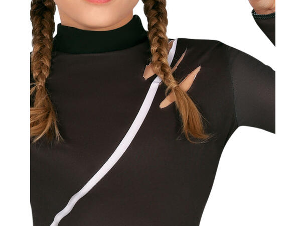 Sort kattekostyme til barn 1 Barnekostyme til jente - Str 5-6 År 