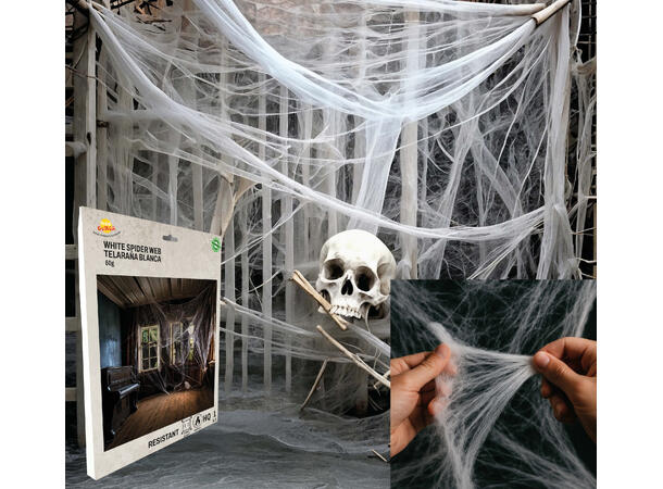 Spindelvev - Hvit HQ 1 Spindelvev - 60g 