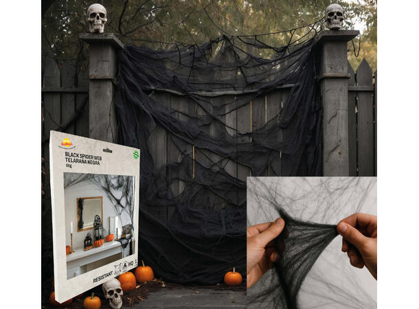 Spindelvev - Sort HQ 1 Spindelvev - 60g 