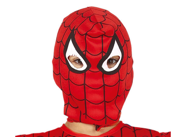 Superhelt - Edderkoppmann - Rod/Blå 1 Barnekostyme til gutt - Str 10-12 År 