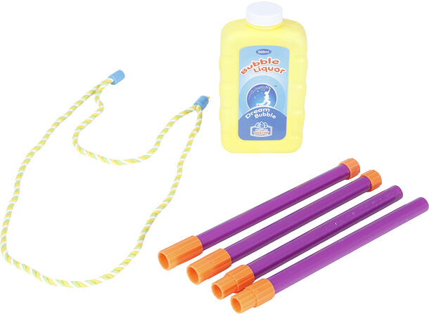 Såpeboble stenger m/snor 2 stenger, Snor, beholder og væske 