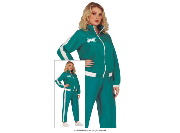 THE GAMER - Grønn treningsdress - Dame 1 Kostyme til dame - 44-46 (XL) 