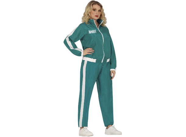 THE GAMER - Grønn treningsdress - Dame 1 Kostyme til dame - 44-46 (XL) 