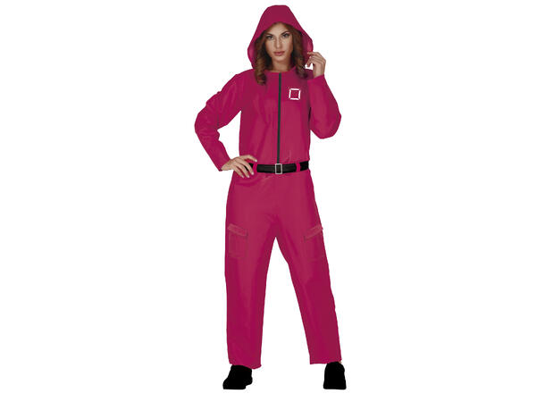 THE GAMER - rød - Dame 1 Kostyme til dame - 42-44 (L) 