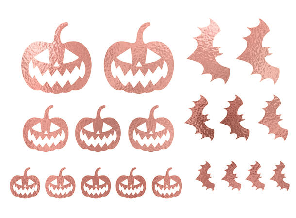 Tatoveringer - Rosegull - Halloween 1 ark med tatovering - 15x11cm 