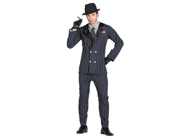 The Boss - Gangster 1 Herrekostyme - Str- M/L 