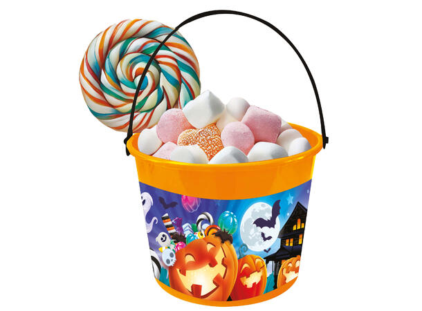 Trick or Treat - Godtebøtte - Halloween 1 Godtebøtte i plast - 14x16cm 