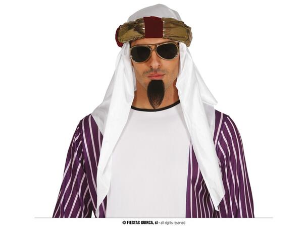 Turban - Ørkenprins 1 Turban i polyester til voksen 