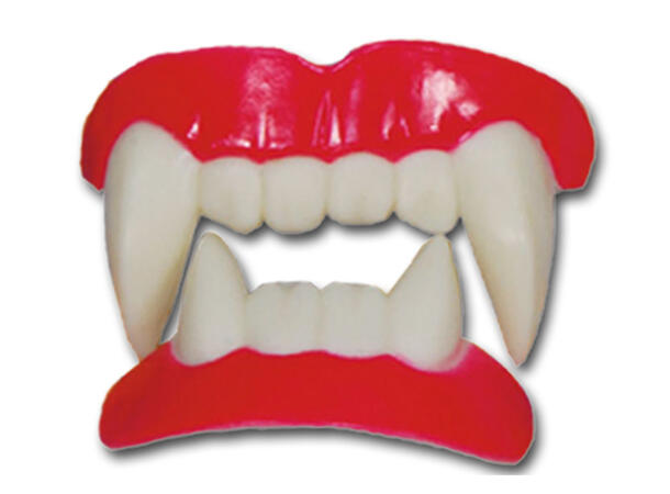 Vampyrtenner - Helt sett 1 sett med tenner i plast 