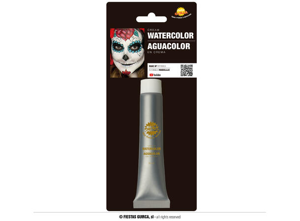 Vannbasert sminkekrem - Sølv 1 Tube sminke - 20ml 