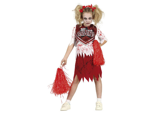 Zombie Cheerleader 1 Kostyme til barn - 14-16 år (168cm) 