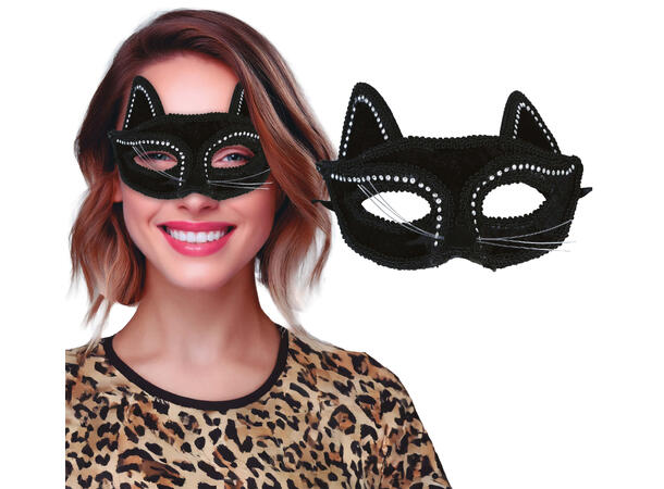 Øyemaske - Katt 1 Øyemaske i plast 